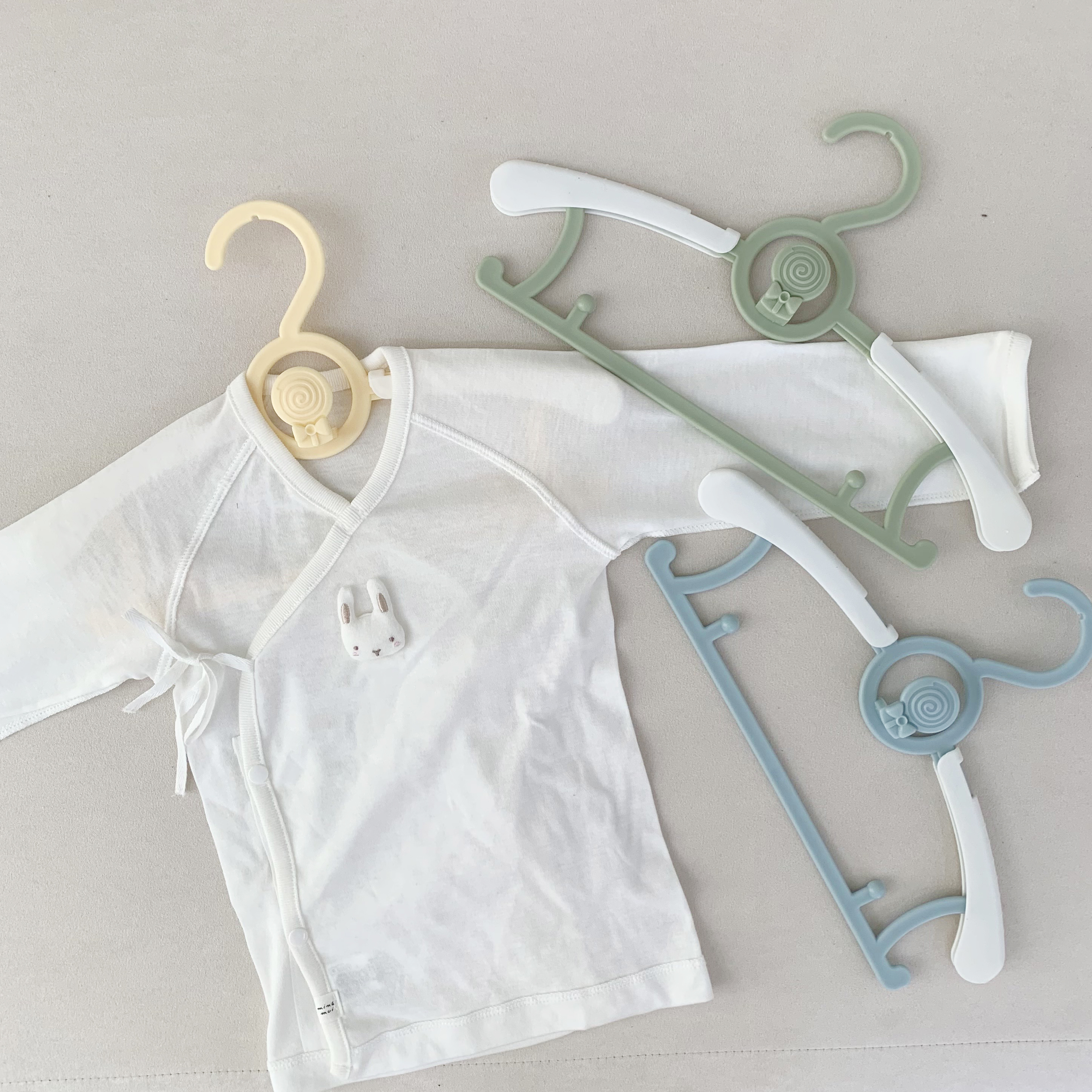 [달로티] 아기옷걸이 길이조절 유아 신생아 어린이옷걸이 4+4