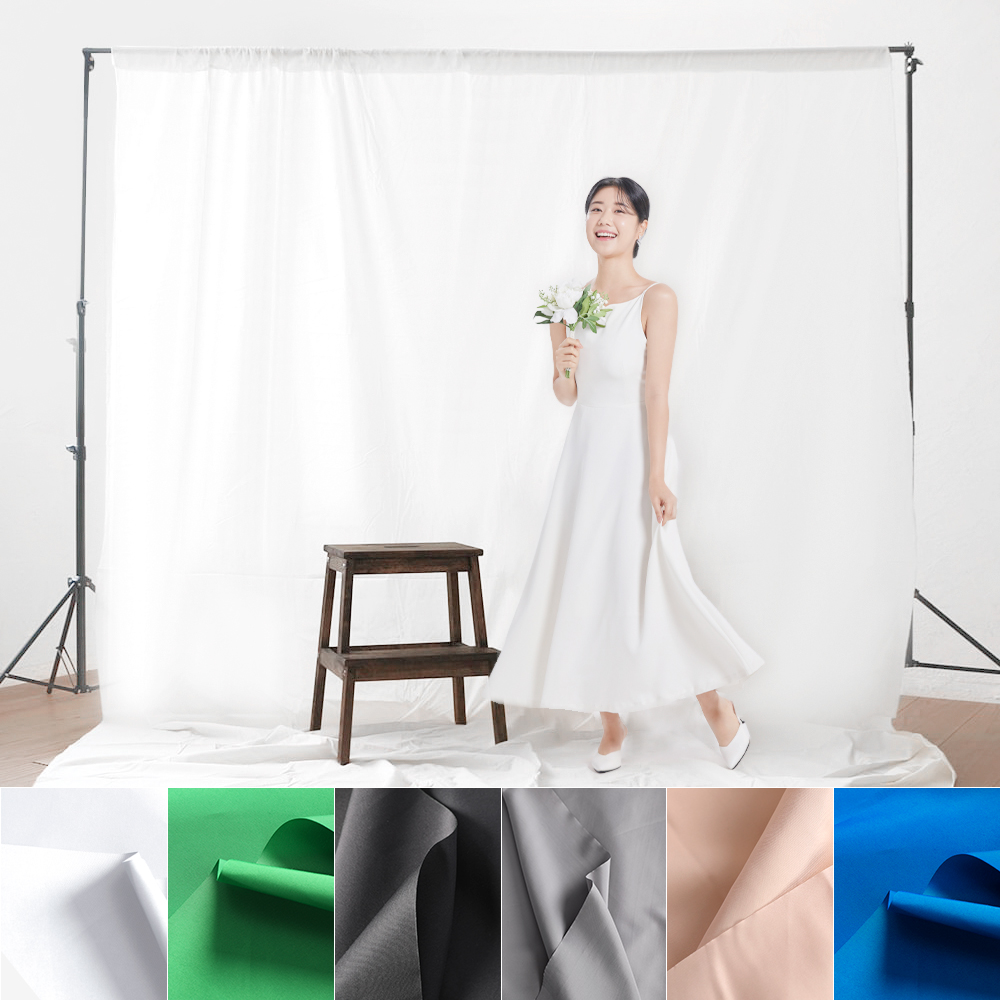 제품 촬영 배경 천 사진 크로마키 촬영용 셀프 배경지 폴리 1.5x2m