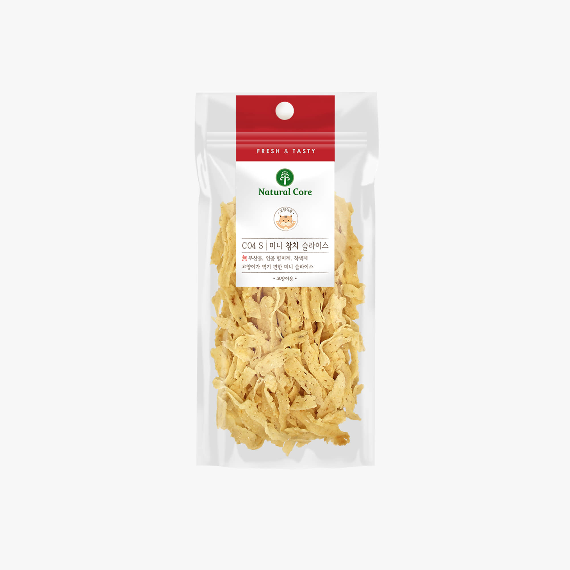 네추럴코어 미니 슬라이스 고양이 간식 참치, 40g, 1개 - 메인 이미지