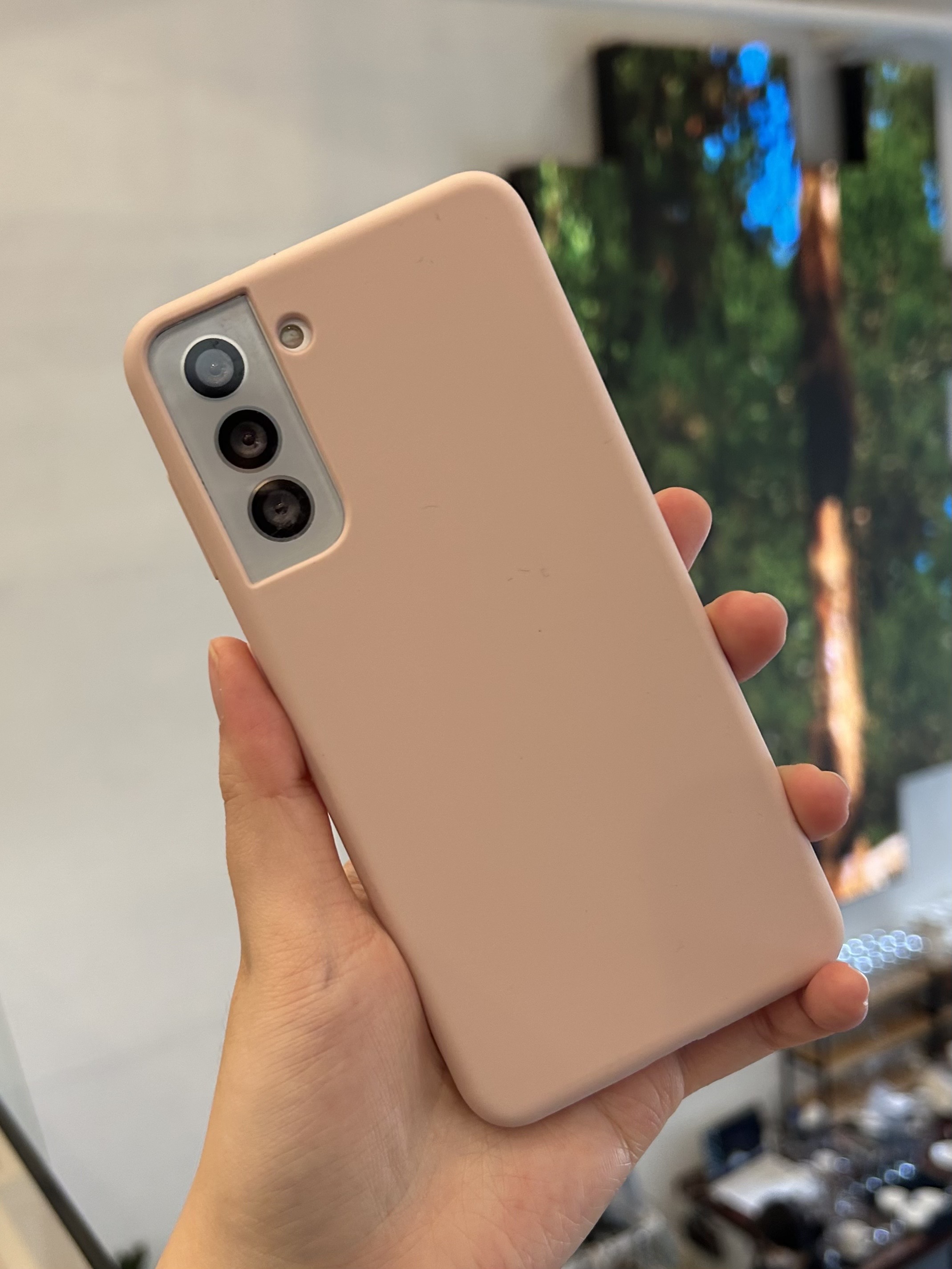 갤럭시 s21 실리콘 케이스 카메라보호 범퍼 - 상세 이미지 4