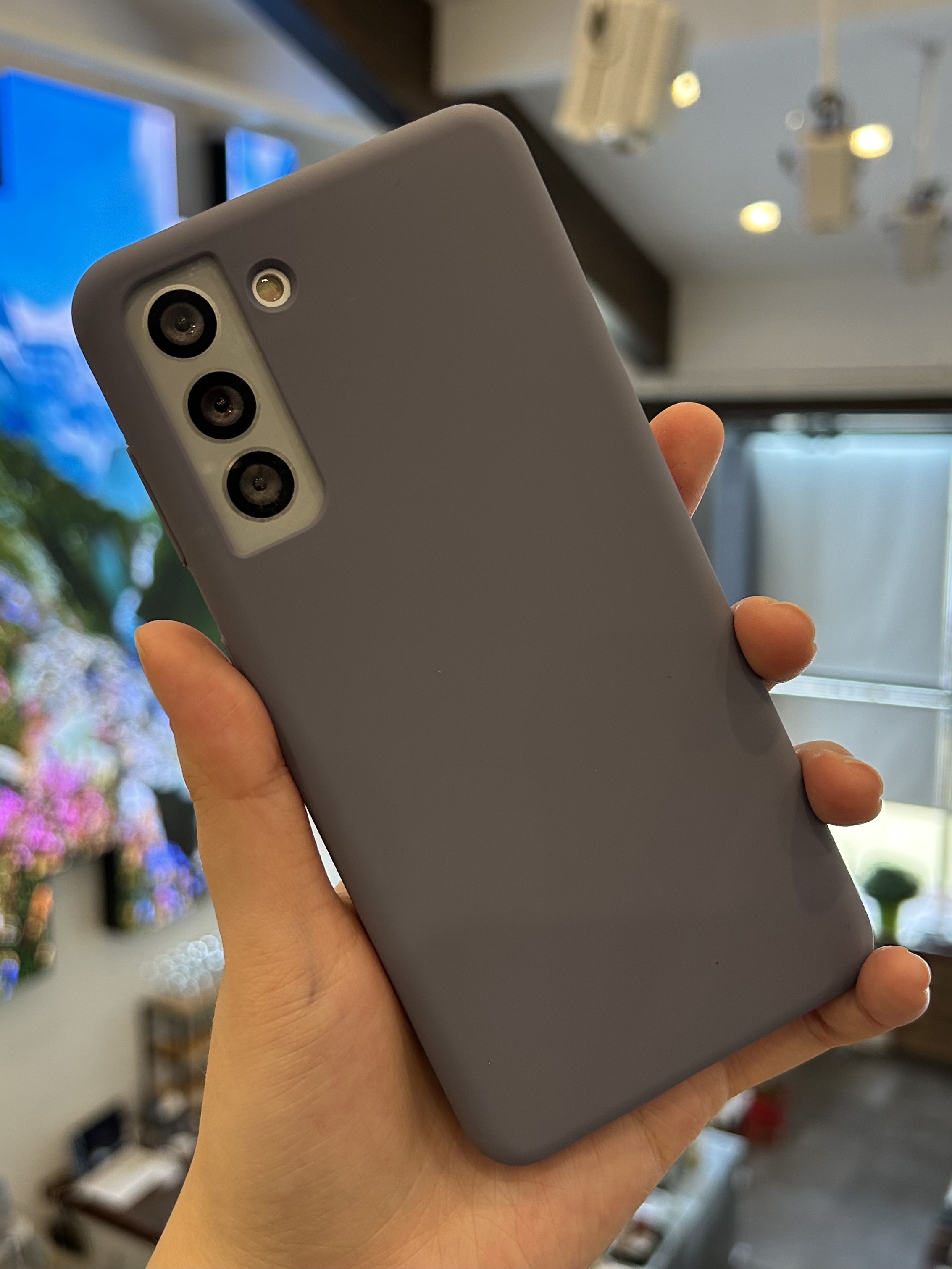 갤럭시 s21 실리콘 케이스 카메라보호 범퍼 - 상품 이미지