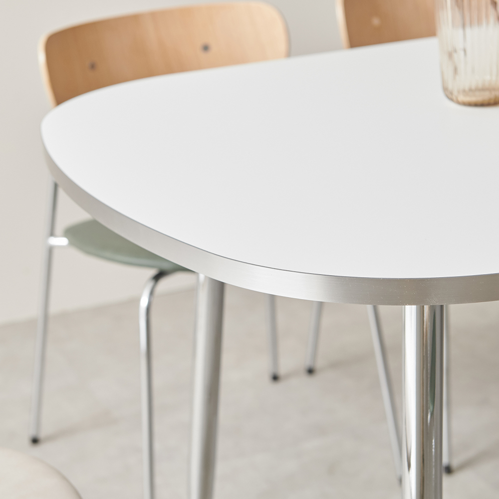 더플랜비 타원형 식탁 테이블 대형 카페