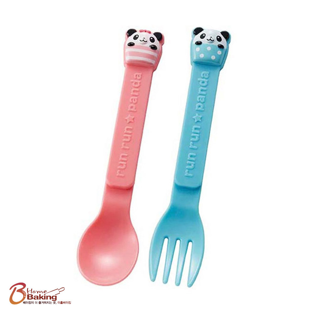 팬더스푼 포크세트 6P 소풍도시락 김밥 런치 도시락케이스 도시락꾸미기 피크닉 나들이