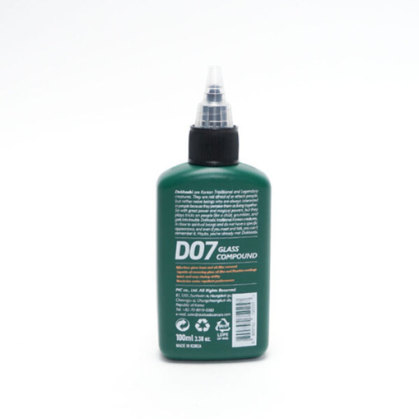도깨비 D07 유막제거제 100ml 글래스 컴파운드자동차 세차 관리 유막제거 어플리케이터 패드 어플