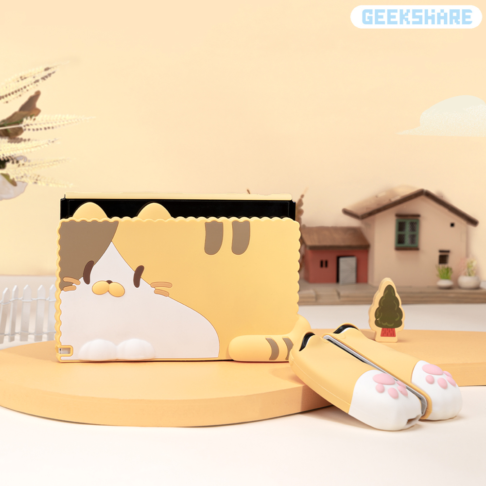 닌텐도 스위치 OLED 독 케이스 긱쉐어 고양이 - 상세 이미지 3