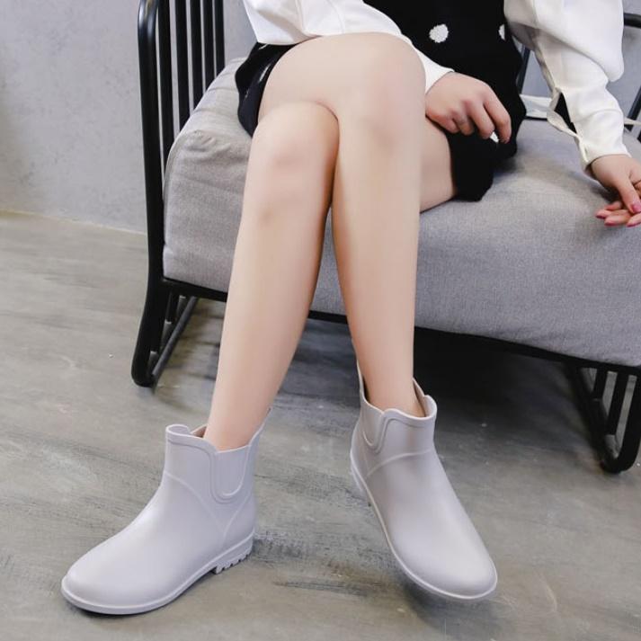 굽낮은 여성여름장화 여름앵글부츠 여름용부츠 - 상품 이미지