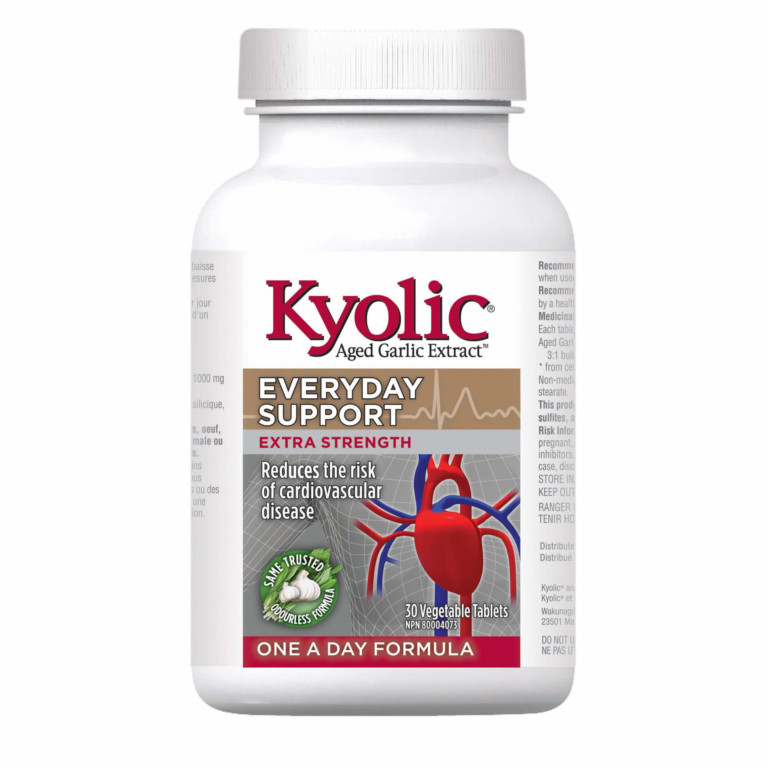 [고약사 PICK] 쿄릭 유기농 숙성마늘 추출물 1000mg 30정 (1개월분) Kyolic - 상품 이미지