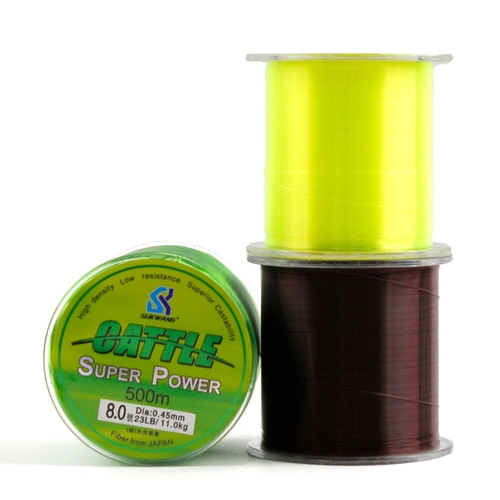 세미플로팅 원줄 모노라인 나일론 낚시줄 원투 바다 감성돔 낚싯줄 세미플로트 500M