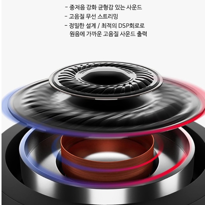 음질좋은무선이어폰 통화용블루투스이어폰 줄없는이어폰 - 상세 이미지 5