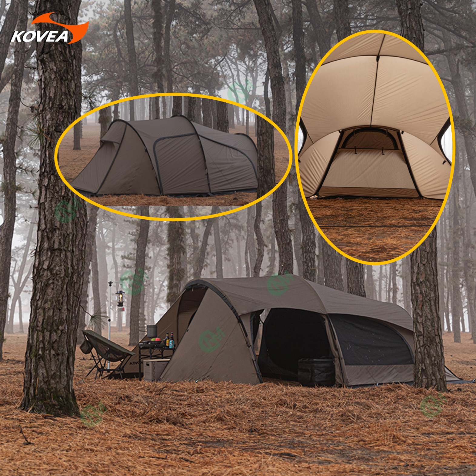 코베아 고스트 캐스퍼 쉘터 터널형 텐트 거실형 돔