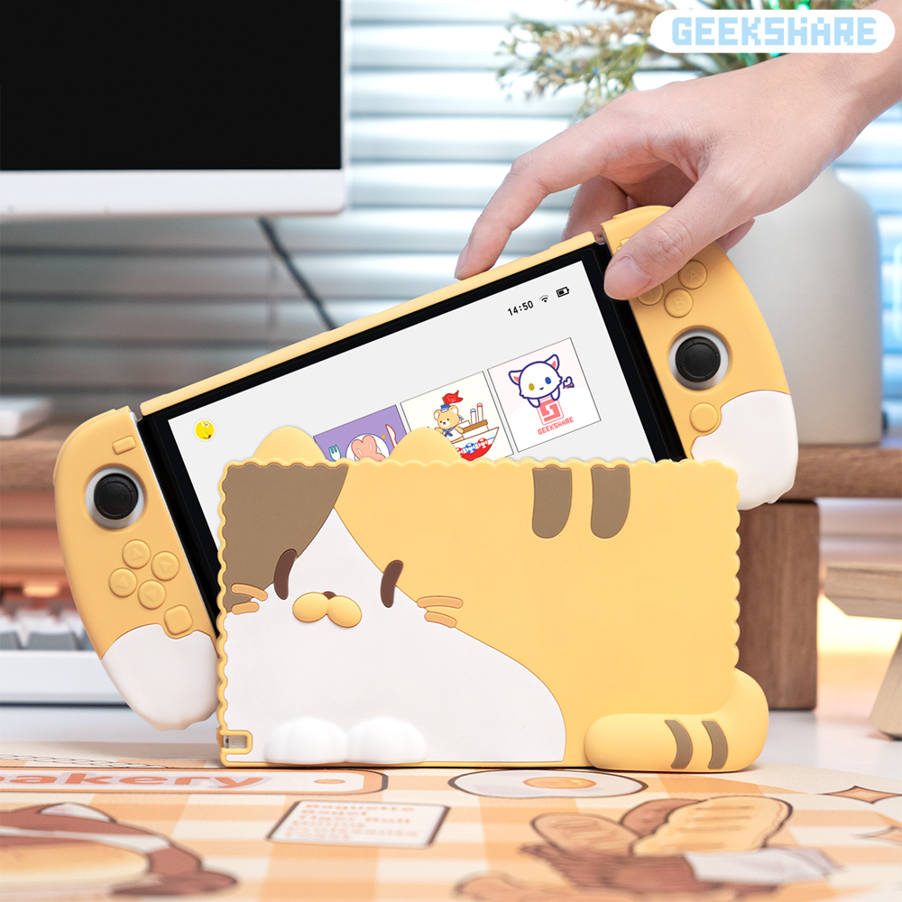 닌텐도 스위치 OLED 독 케이스 긱쉐어 고양이 - 상세 이미지 2
