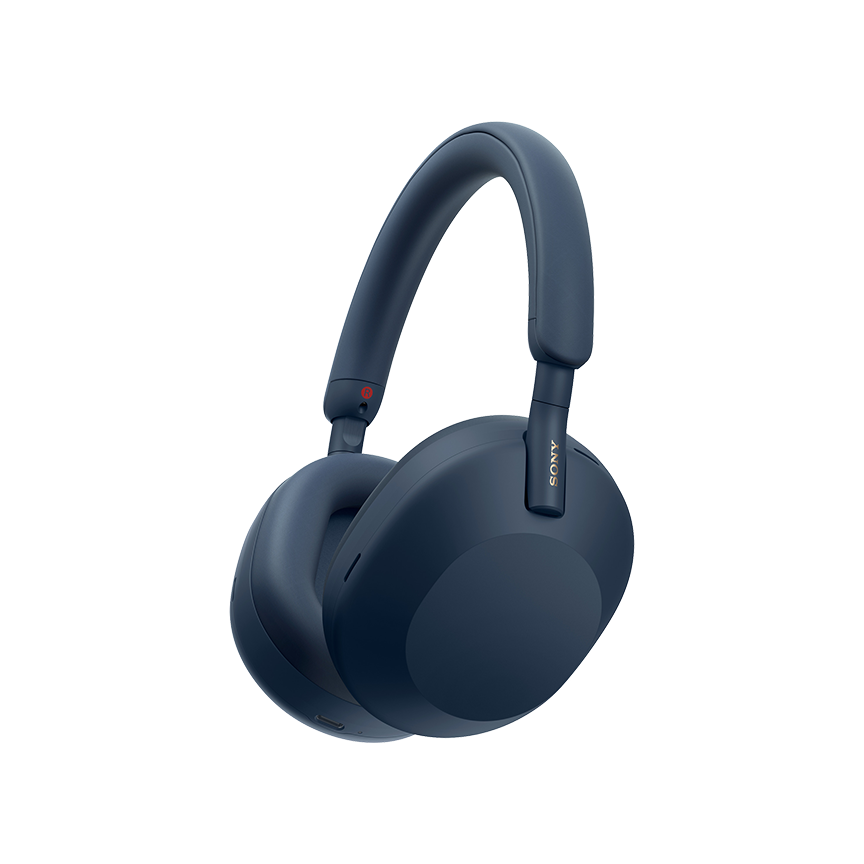 소니 WH-1000XM5(미드나잇 블루) 스터디 헤드폰 제품 이미지