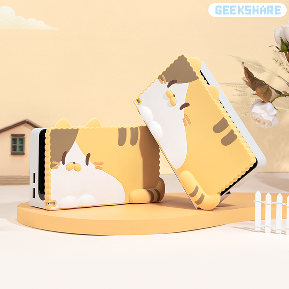 닌텐도 스위치 OLED 독 케이스 긱쉐어 고양이 - 상세 이미지 4