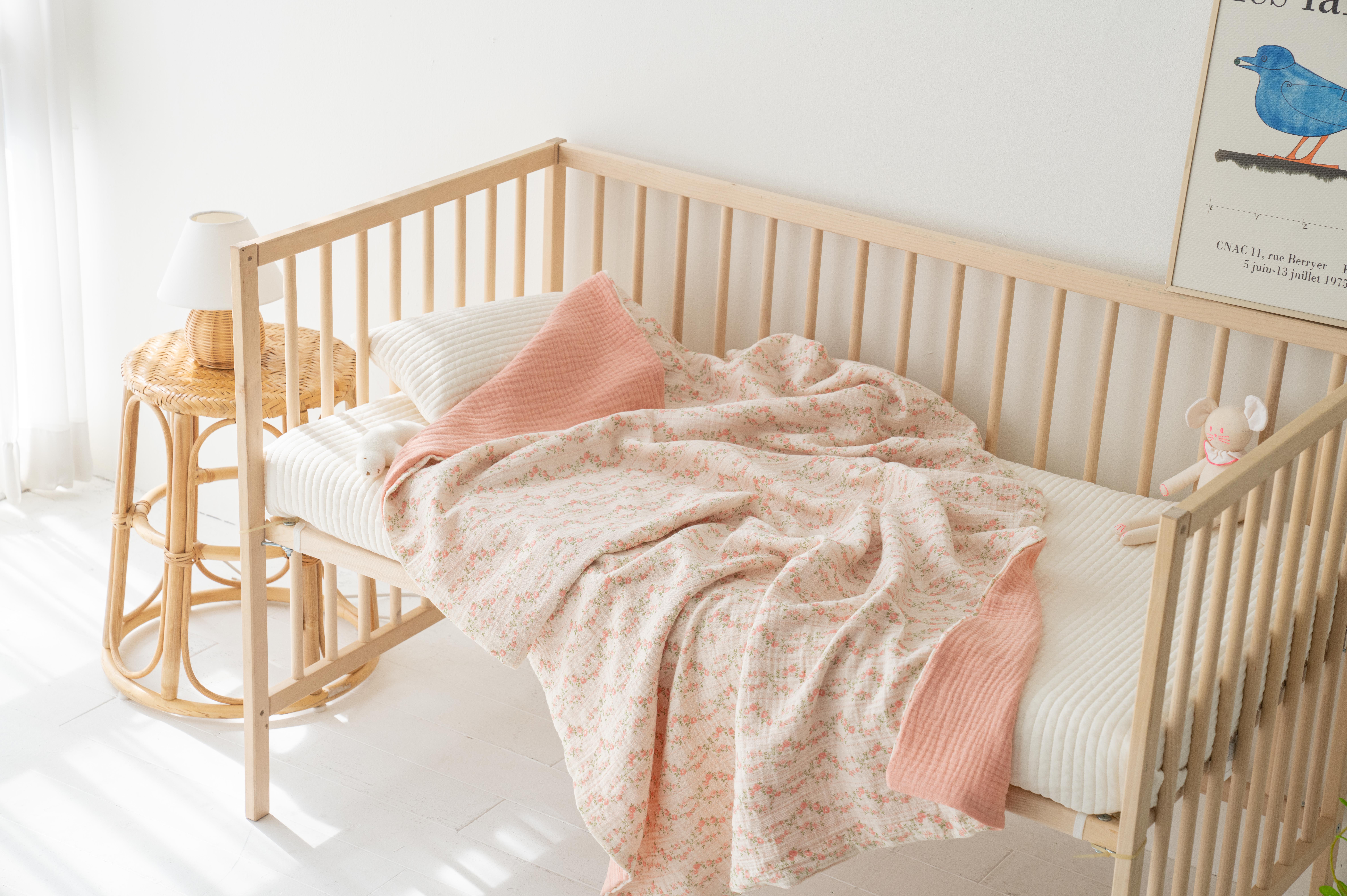 메리투투 사계절 아기 유아 앨리스플라워 거즈 블랭킷 이불 4종