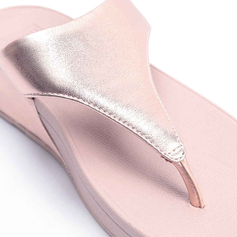 핏플랍 루루 레더 토포스트 슬리퍼 로즈골드 I88-323