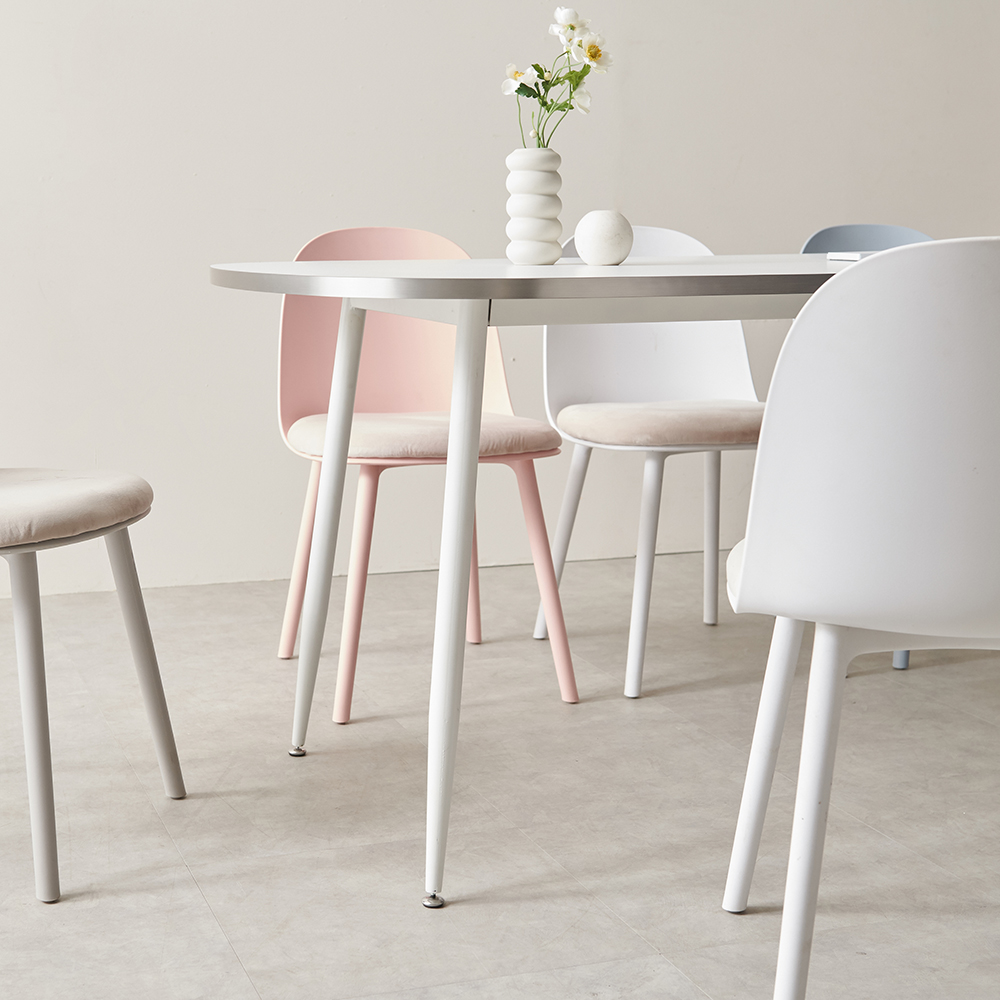 더플랜비 타원형 식탁 테이블 대형 카페