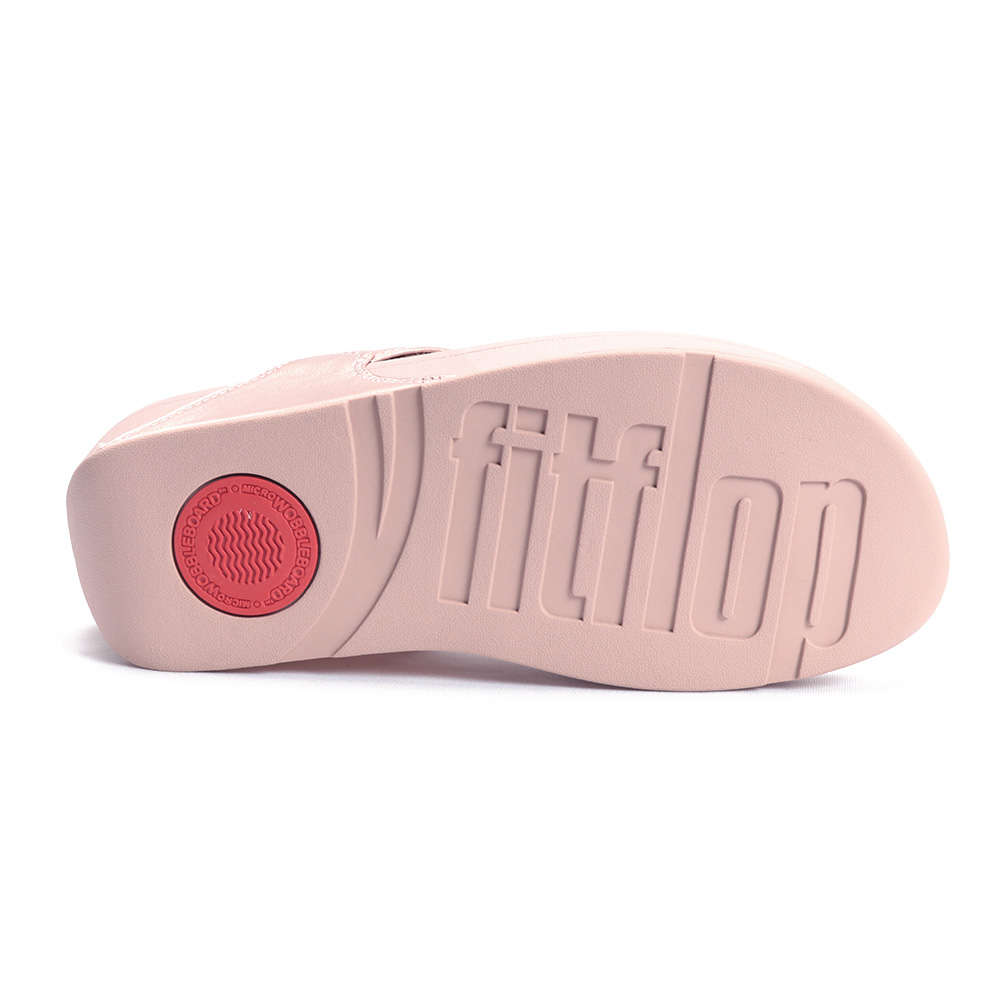 핏플랍 루루 레더 토포스트 슬리퍼 로즈골드 I88-323