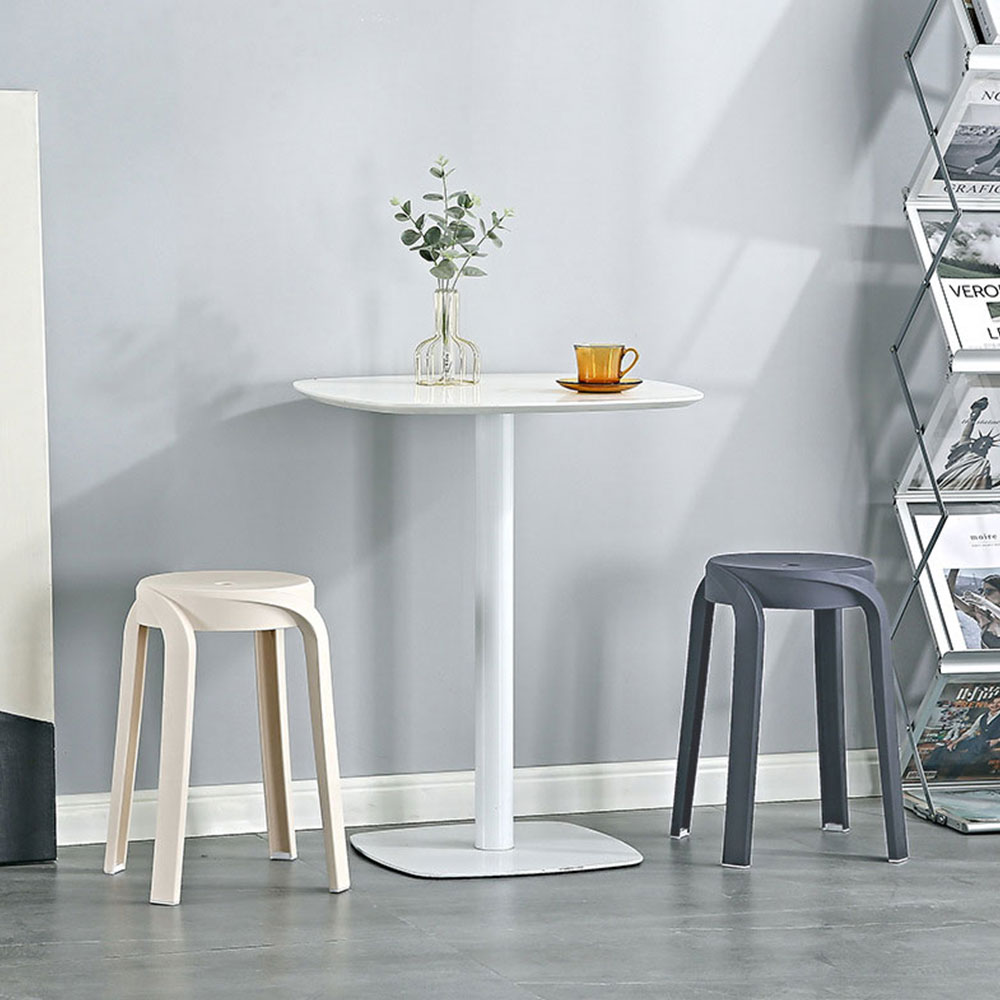 적층형 디자인 보조의자 원형 스툴 의자 미니 작업 화장대 미용 의자