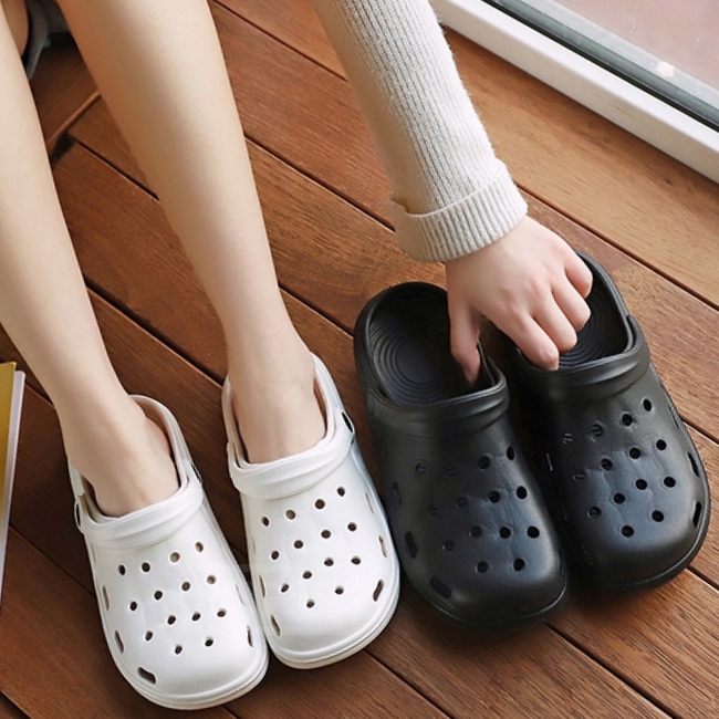 앞막힌 여름슬리퍼 발편한 EVA 쿠션 사무실 슬리퍼 여성 남성 커플