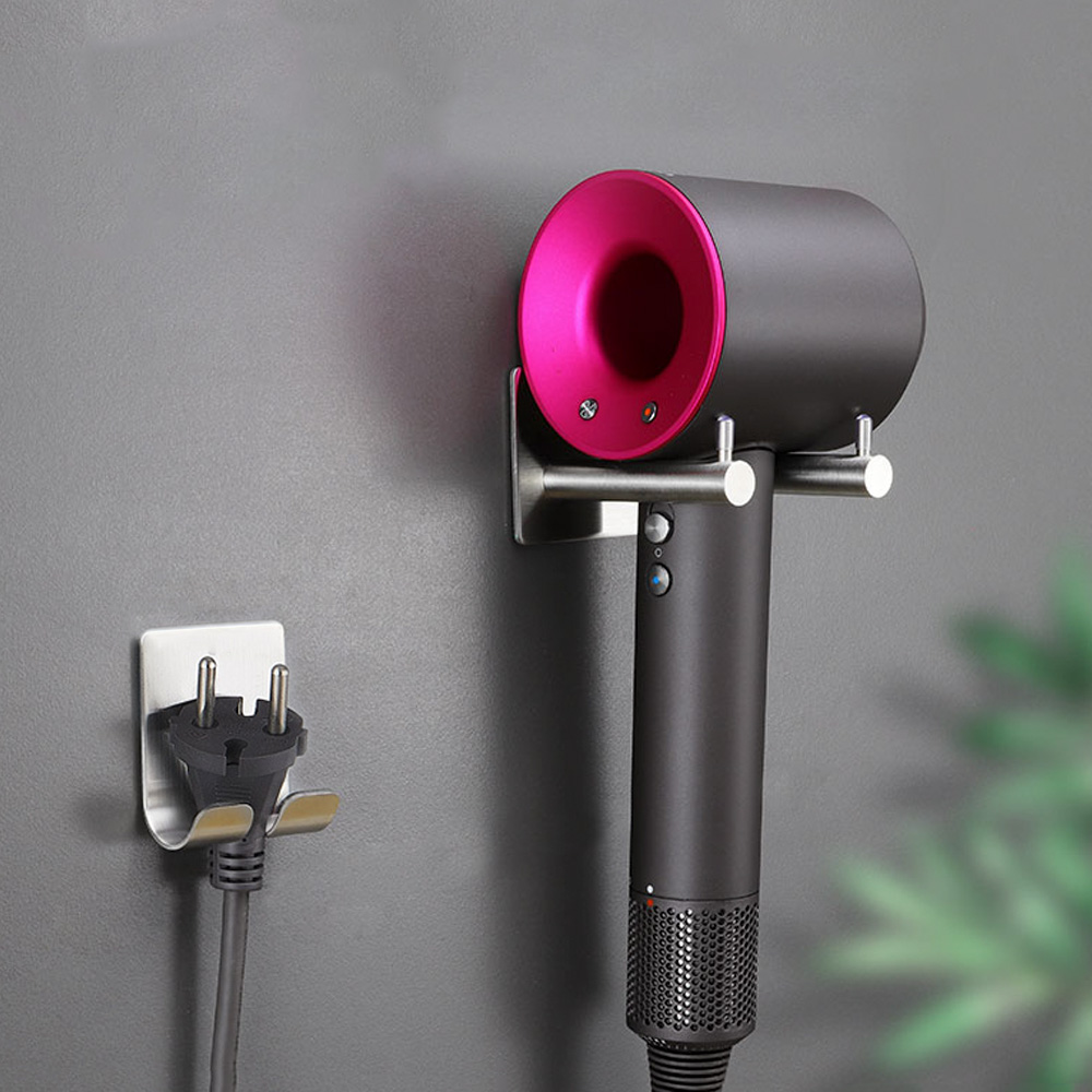 무타공 스텐 드라이기거치대 헤어 드라이거치대 드라이기걸이