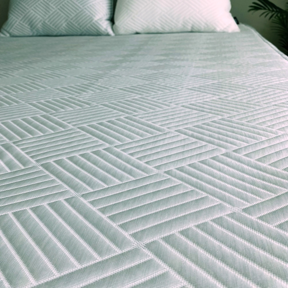 천사베딩 25년 휴비스 듀라론 여름 냉감패드 퀸 침대패드 고정밴드