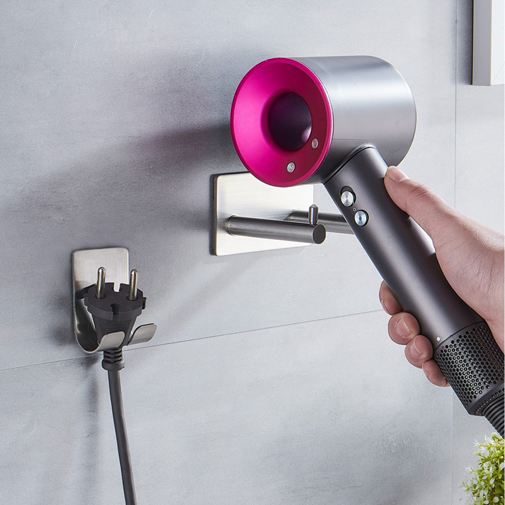 무타공 스텐 드라이기거치대 헤어 드라이거치대 드라이기걸이