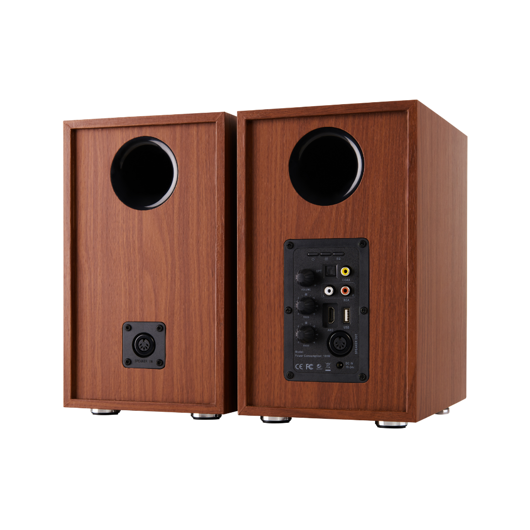 iStreams 액티브 북셀프 스피커_모델명 SR05D, 다양한 연결단자 제공(블루투스 5.0, HDMI ARC, Optical, RCA, USB), 리모컨 제공 이미지 8
