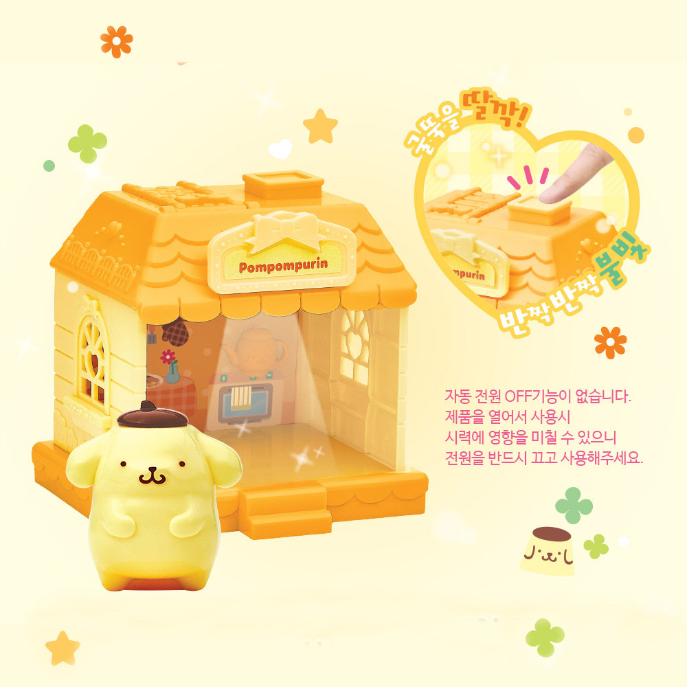 폼폼푸린 피규어 쿠킹 키친 산리오 장난감 이미지 6