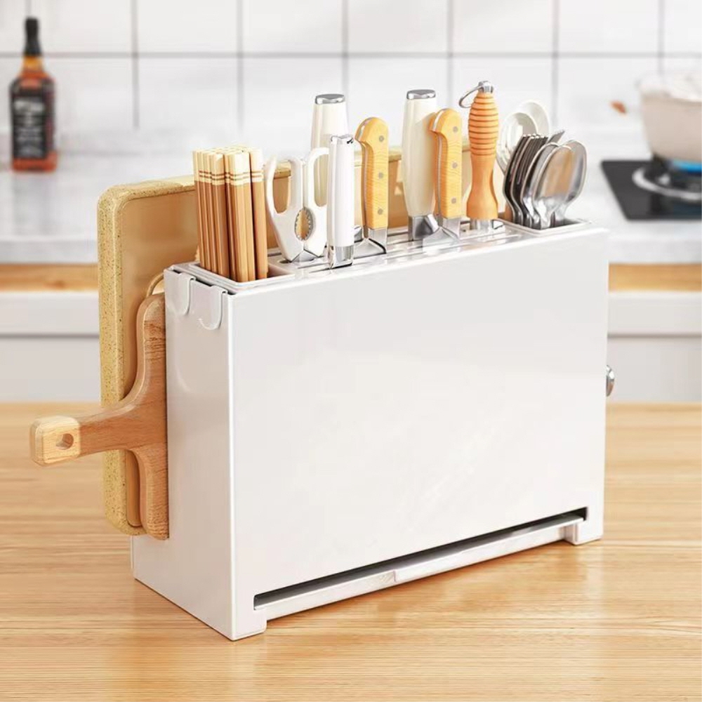 깔끔정리 싱크대칼꽂이 대형 칼거치대 칼블럭 칼보관함 제품 이미지