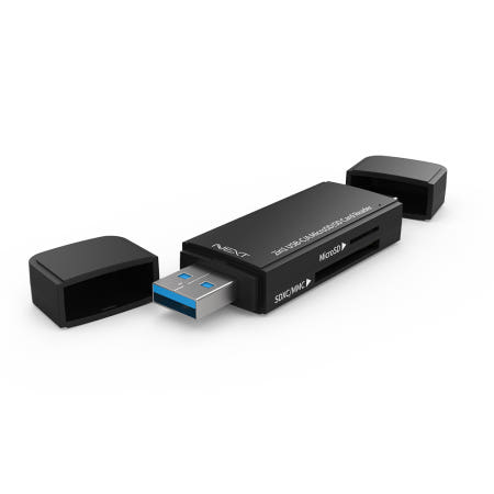 NEXTU NEXT-9720TC-OTG Type-C USB-A 스틱형 휴대용 카드리더기