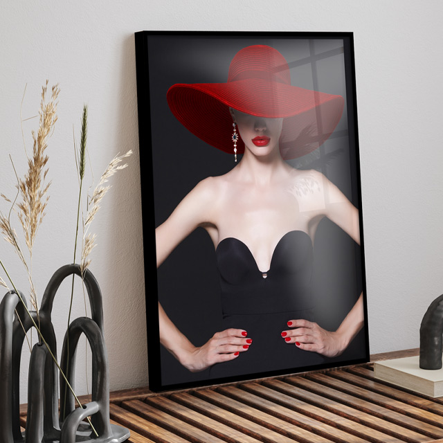 추상화 그림 거실 대형 캔버스 인테리어 액자 미용실 네일샵 카페 포스터 개업선물 루비 - 상세 이미지 3