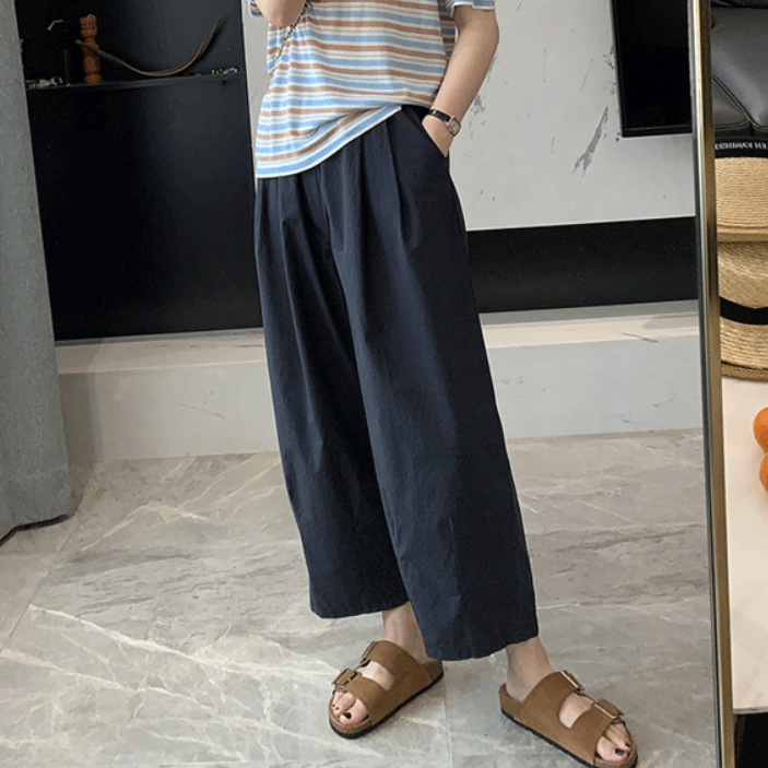 9부배기팬츠 밴딩 항아리바지 - 상세 이미지 5