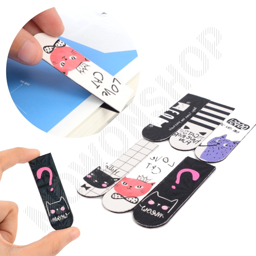 자석책갈피 고양이 금속 책갈피 북클립 - 상품 이미지