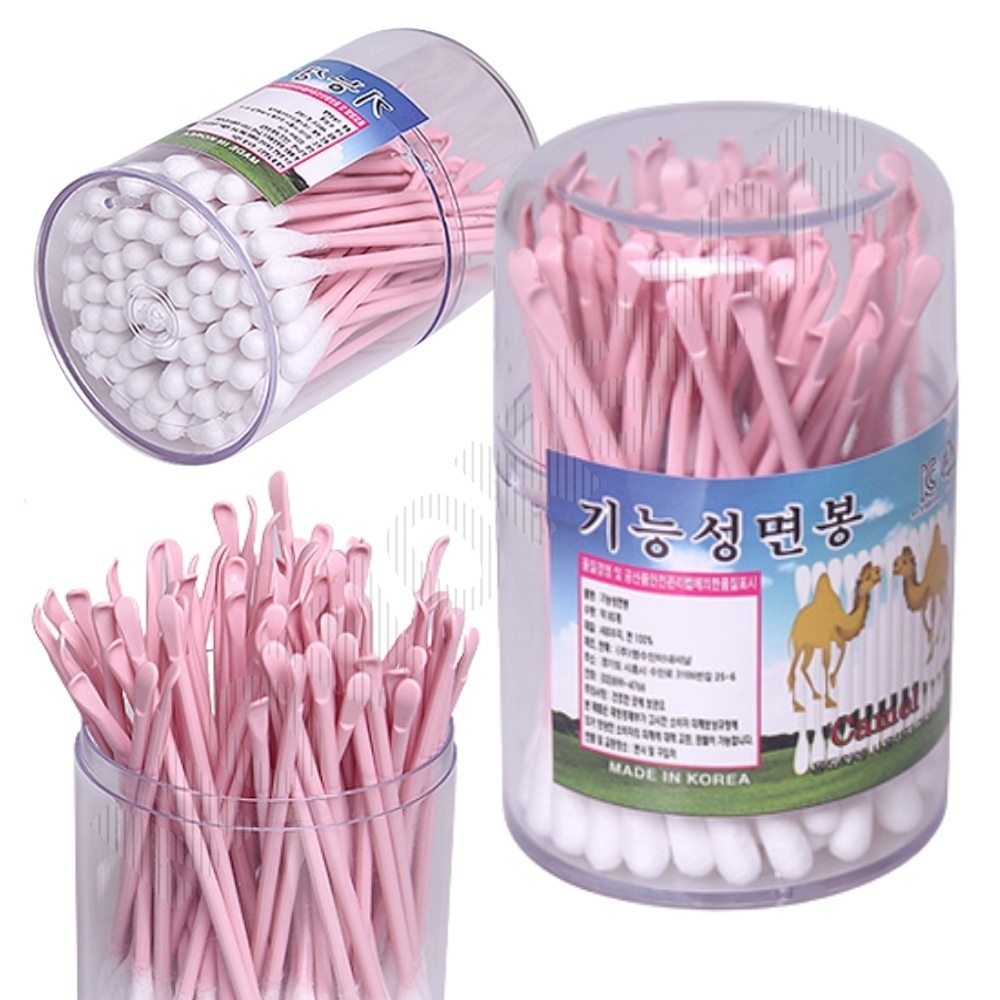 플라스틱 면봉 귀지 약국 화장 여드름 면봉귀 순면 - 상품 이미지