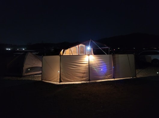 캠핑 타프 바람막이 윈드스크린 사이드월 S