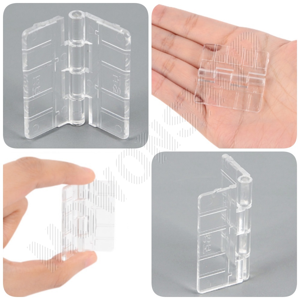 경칩 아크릴경첩 무타공 미니 플라스틱 경첩 힌지