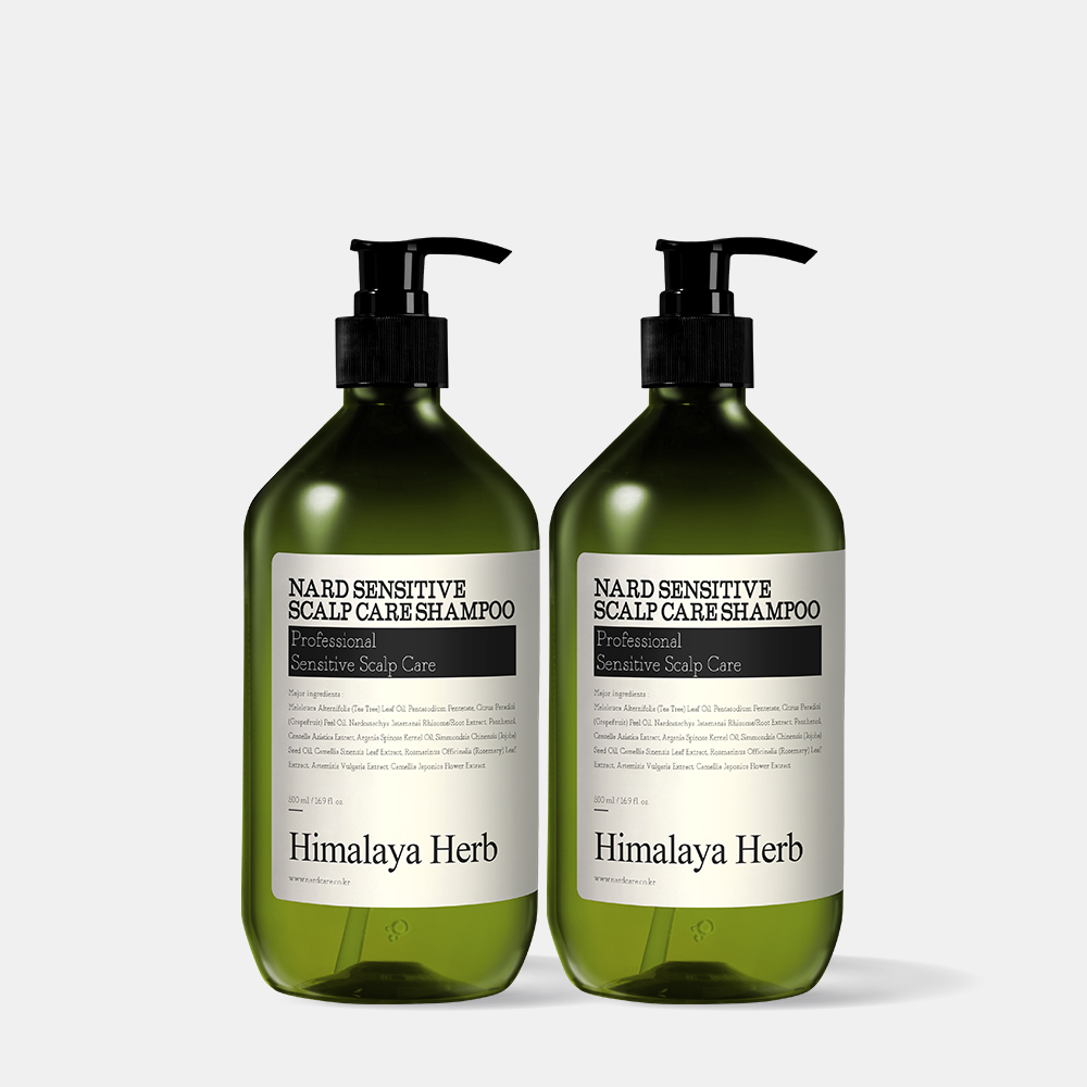 [2개] 나드 센시티브 두피 케어 샴푸 500ml