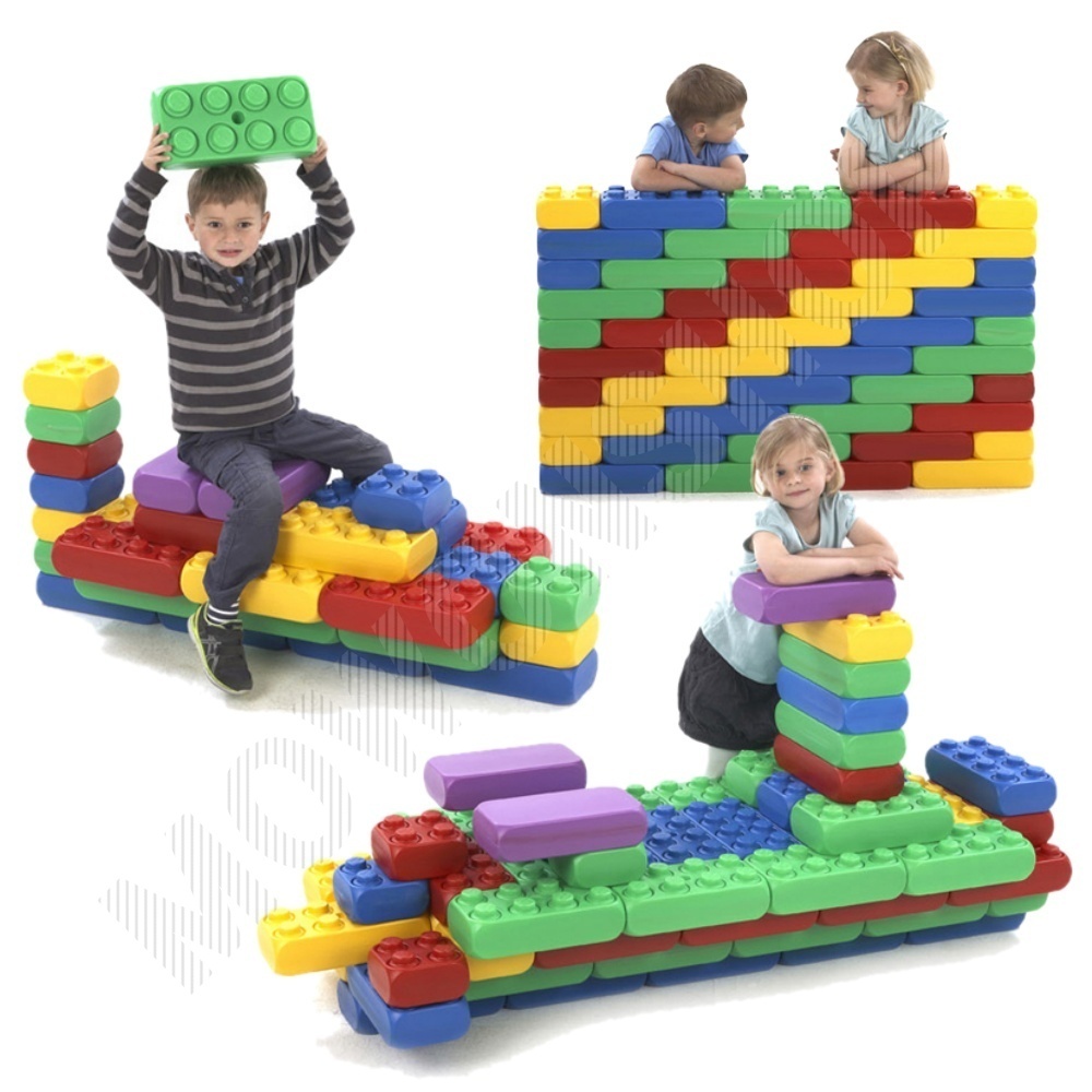 빅블럭 점보 벽돌 대형 상상 블럭 A세트 48pcs - 상품 이미지