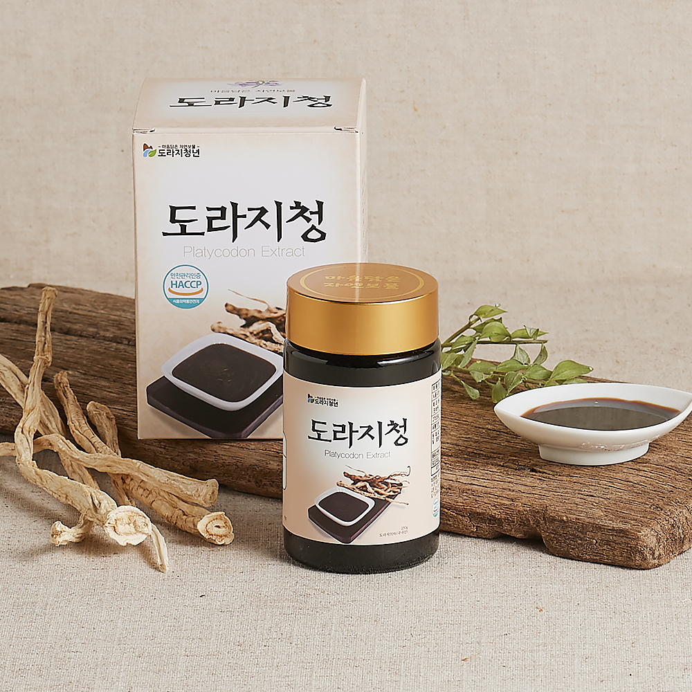 3년생이상 국산 약도라지100% 배 생강 도라지청 250g - 상세 이미지 4