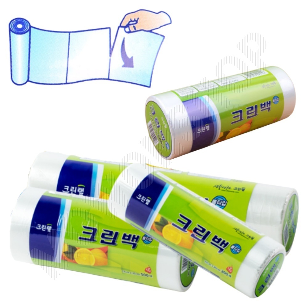 업소용 롤팩 비닐봉지 위생 롤백 일회용 크린팩 대용량 - 상품 이미지