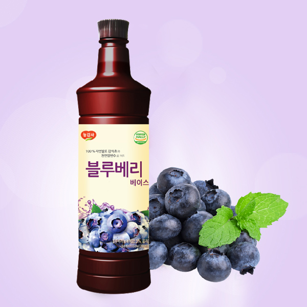 광야식품 블루베리 베이스 970ml x 15개(1박스) 희석음료 베이스 - 상품 이미지