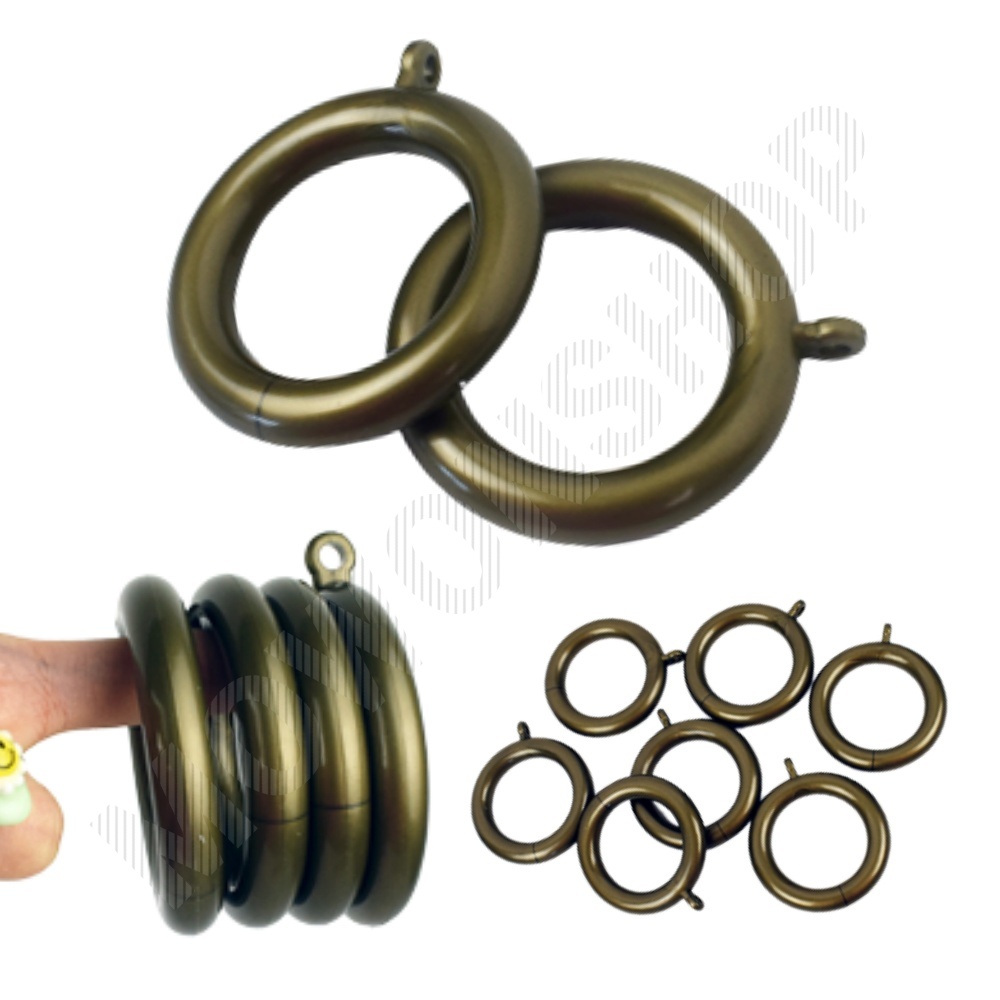 커튼 링 고리 커텐 고정 봉고리 아일렛링 7p 브라운