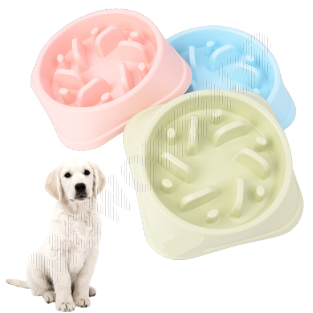 강아지 슬로우식기 급체방지 밥그릇 반려견 고양이