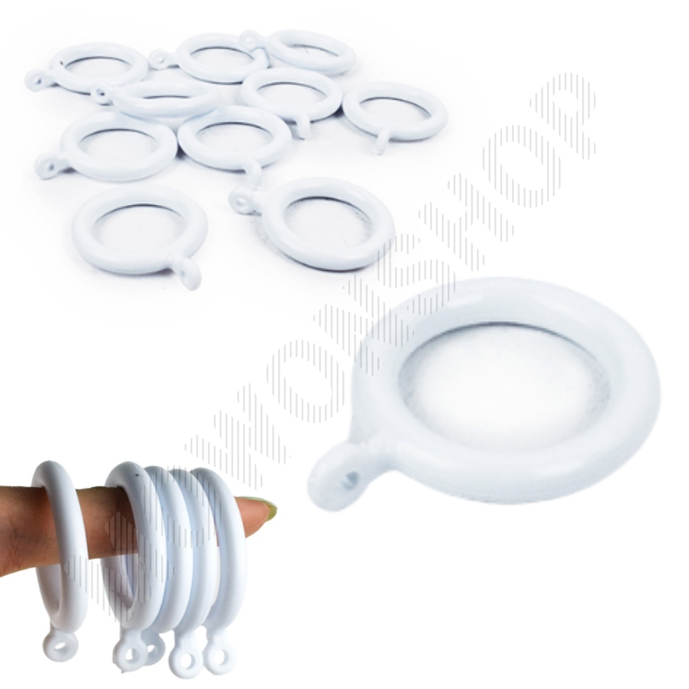 커튼 링 고리 커텐 고정 봉고리 아일렛링 10p 흰색