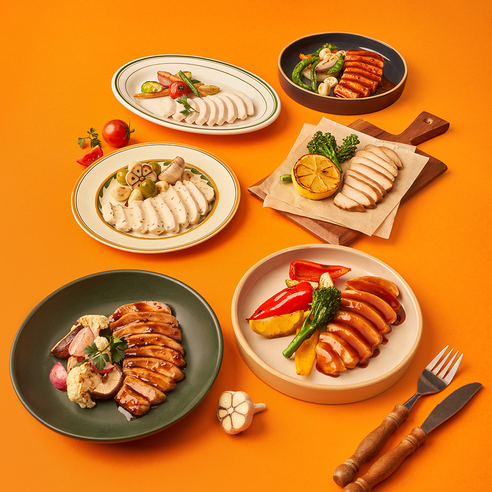 한끼통살 슬라이스 닭가슴살 100g 6종 (30개입) 식사 조절 대용