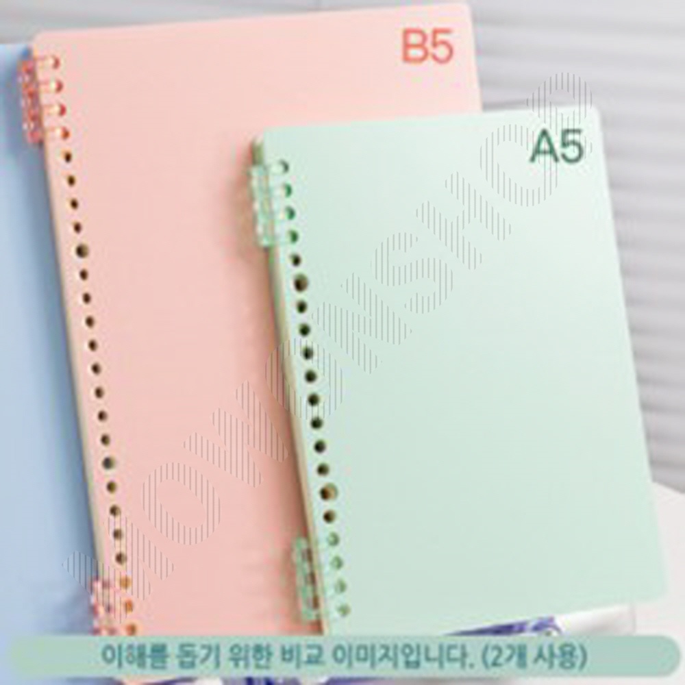 똑딱링 셀프 제본 스프링 루즈 클릭 링 클립링 코일링 - 상세 이미지 2