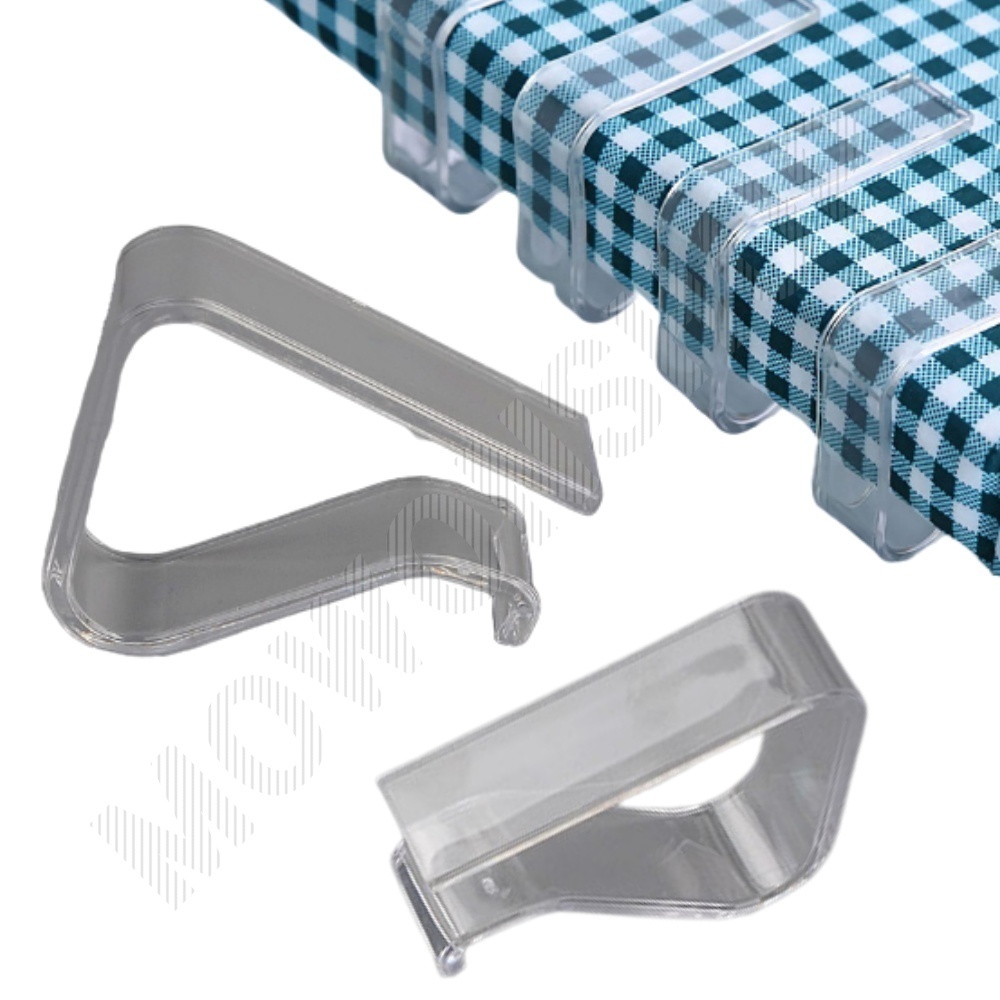 테이블보 고정 클립 식탁보 시트 투명 4개