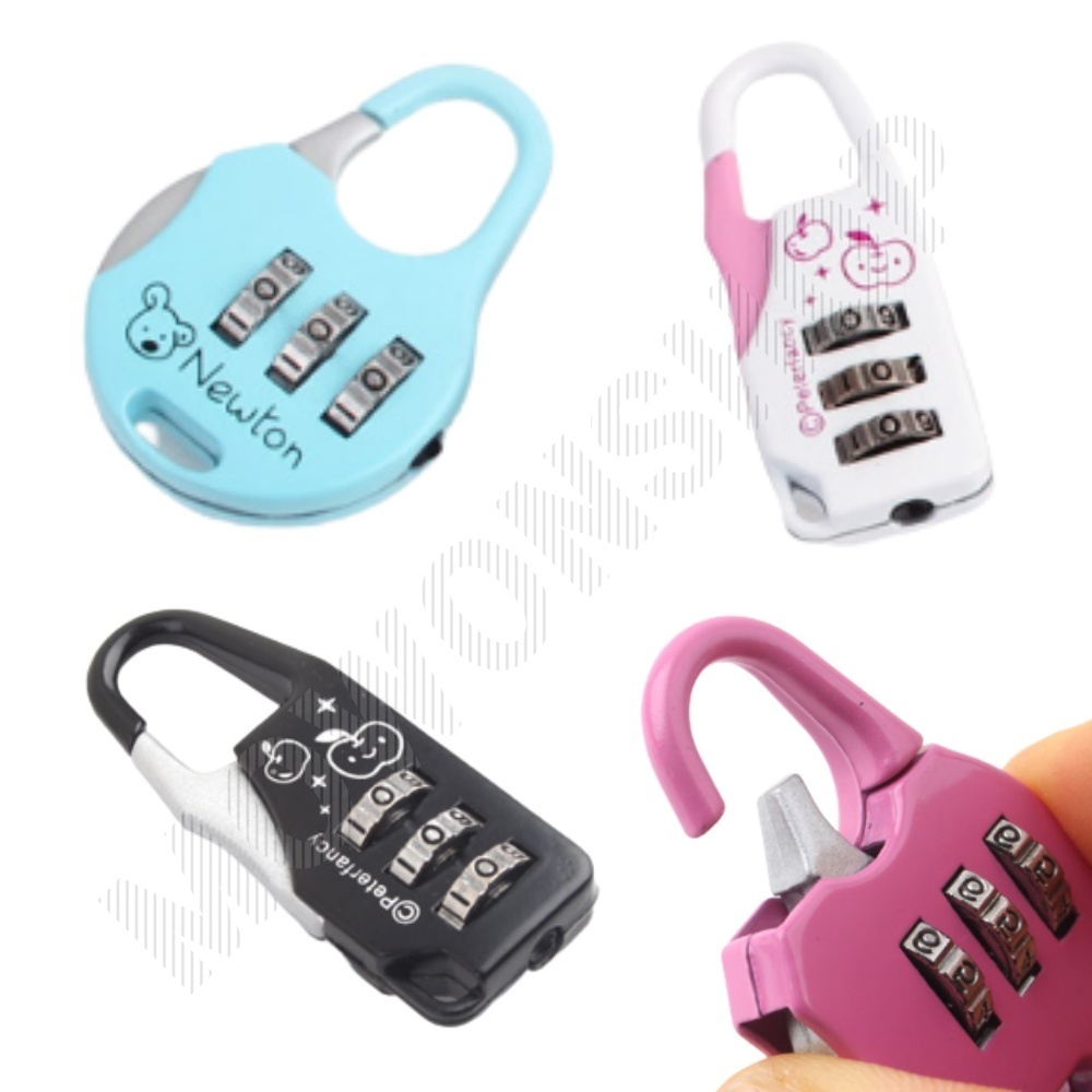 돌리는 자물쇠 비번 미니 얇은 숫자 다이얼 비밀번호 남산