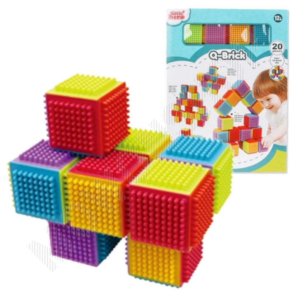 돌아기블럭 아기블럭 어린이집교구 20pcs - 상품 이미지