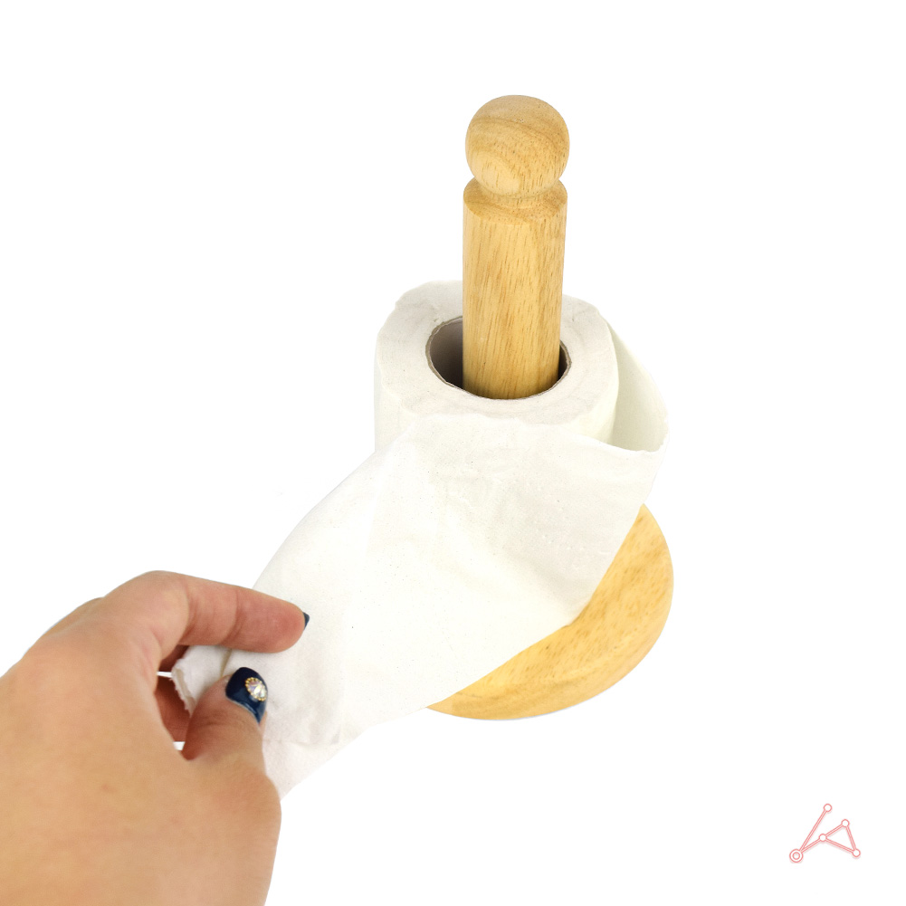휴지걸이봉 원목 우드 나무 스탠드 식탁 휴지걸이 - 상세 이미지 4